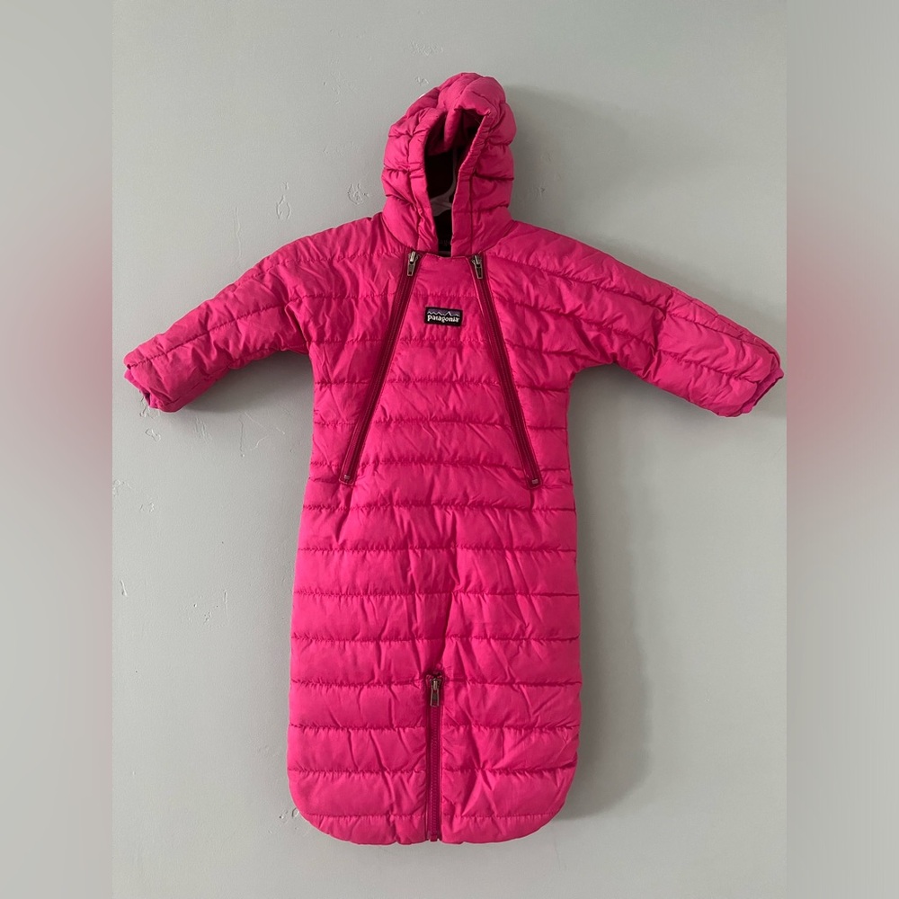Patagonia Infant Down Sweater Bunting Hooded Outerwear Snowsuit 0 months